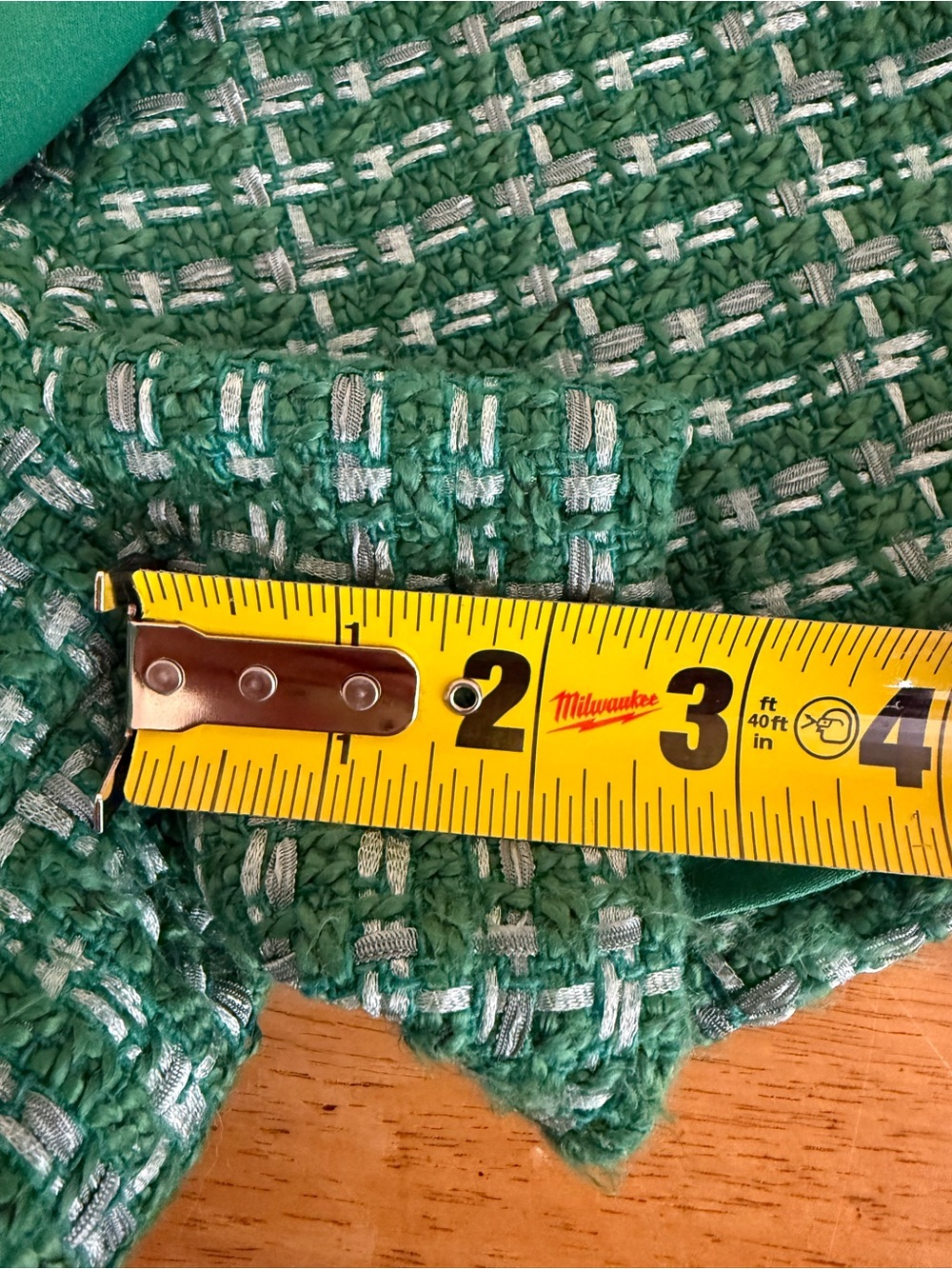 English Factory Green Tweed Skort Classic Old Money Small Preppy - Picture 7 of 9